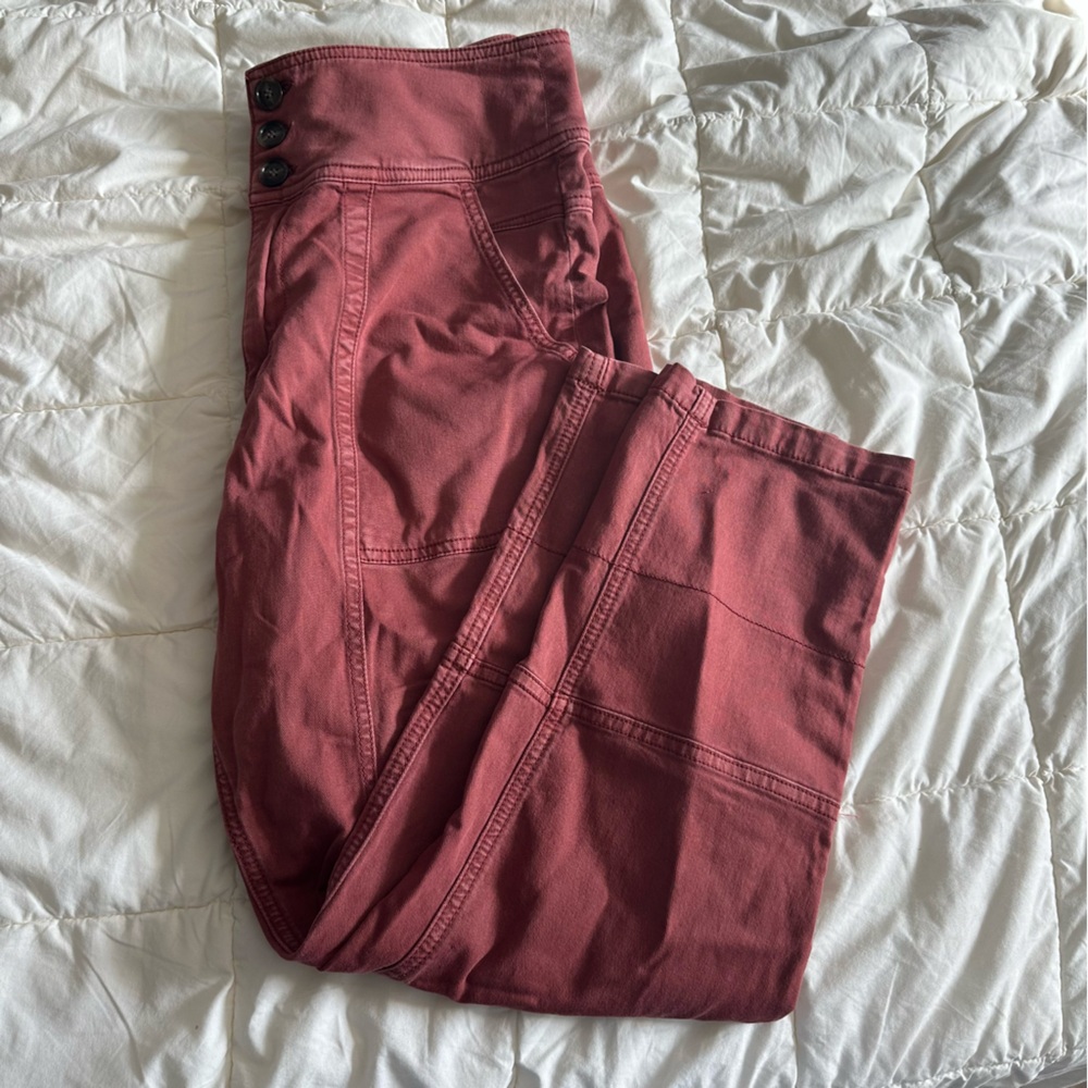 Stylish Burgundy Pants